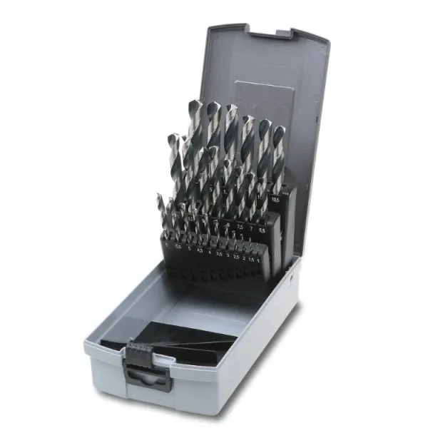 Beta 412/SP25P Twist drills with cylindrical shanks, short series, HSS, entirely ground glossy finishing