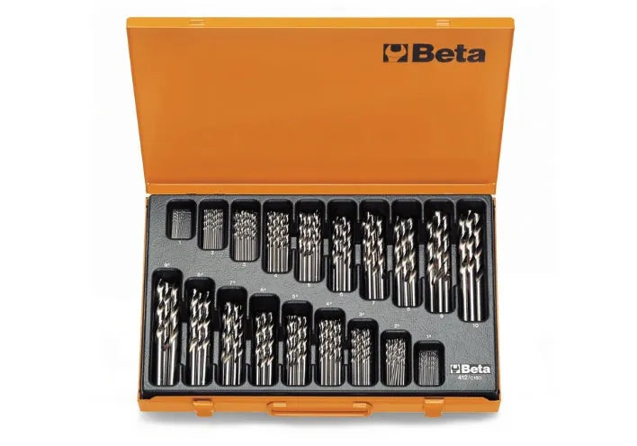 Beta Tools 412/C150 set of twist drills with cylindrical shanks 150pcs